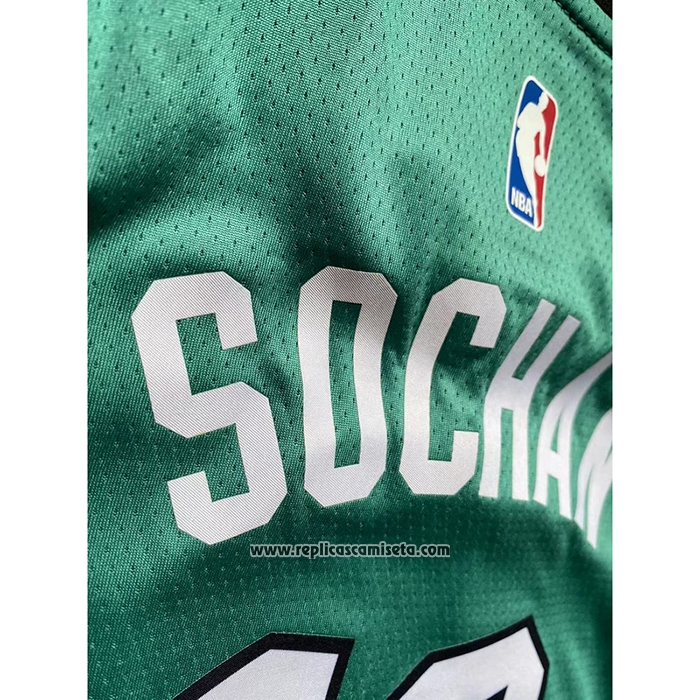 Camiseta Nino San Antonio Spurs Jeremy Sochan #10 Ciudad 2022-23 Verde